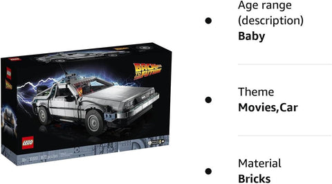 Image of LEGO Back to The Future Time Machine