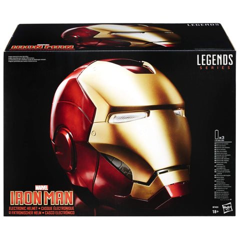 Image of Marvel Legends Iron Man Electronic Helmet