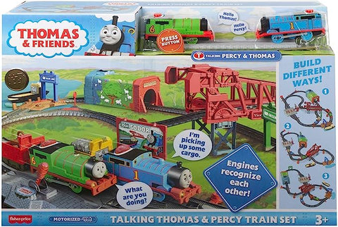 Image of Thomas & Friends Talking Thomas & Percy Train Set